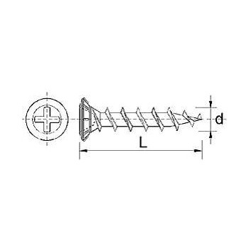 category Винт за PVC с едра стъпка blueprint thumb