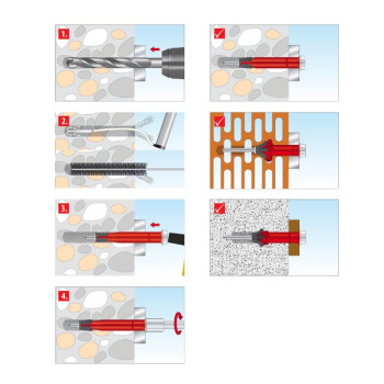 category Дюбел TOX Apollo KB  с метален връх комплект с винт шестостенна глава blueprint thumb