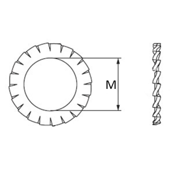 category DIN 6798 Шайба назъбена Zn blueprint thumb