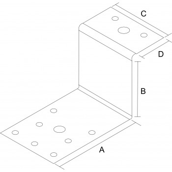 category Планка ъглова двойно огъната, поцинкована blueprint thumb