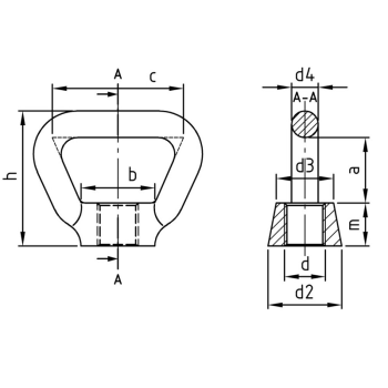 category DIN 80704 Гайка А4 blueprint thumb