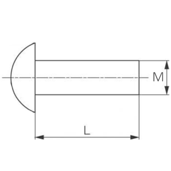 category DIN 660 Нит с полуобла глава железен Bl blueprint thumb