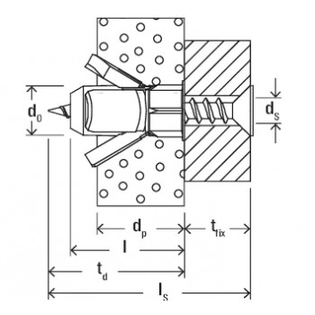 category Дюбел за закрепване в плоскости PD fischer blueprint thumb