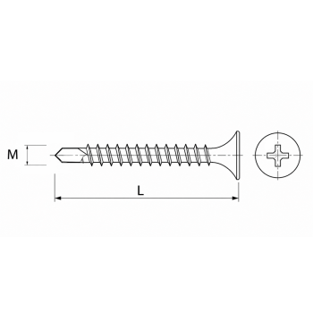 category Самонарезен винт за гипсокартон Fischer FSN-TPBM blueprint thumb