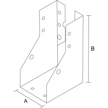 category Стъпка за греда, затворена, поцинкована blueprint thumb
