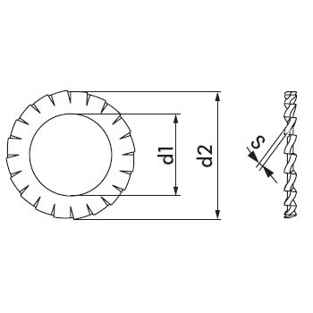 category DIN 6798 Шайба назъбена неръждаема А2 blueprint thumb