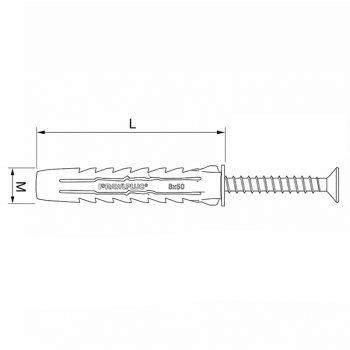category Найлонов дюбел 4ALL Rawlplug с винт blueprint thumb