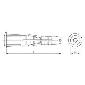 category Дюбел универсален полипропилен UH-L blueprint thumb
