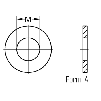 category DIN125 Шайба подложна BL blueprint thumb
