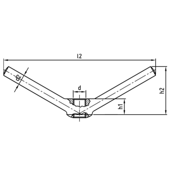 category DIN 80701 Крилчати неръждаеми гайки А4 blueprint thumb