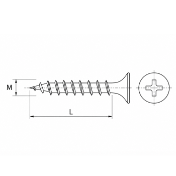 category Винт за гипсокартон Fischer FSN-TPRM blueprint thumb