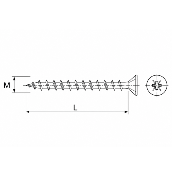 category Винт за дърво fischer FPF-LZ (A4) blueprint thumb