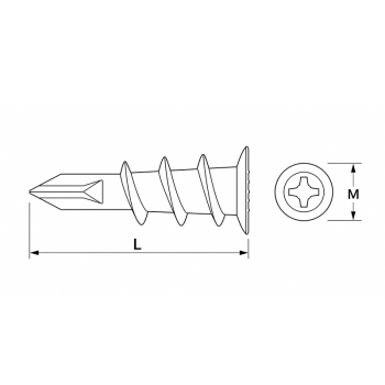 category Дюбел за гипсокартон с връх blueprint thumb