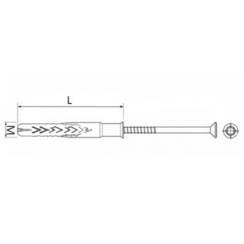 category Дюбел с винт фрезенгова глава TORX FISCHER SXRL Т blueprint thumb