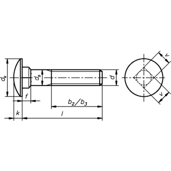 category DIN 603 Болт коларски неръждаем A2 blueprint thumb