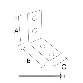 category Планка мебелна ъглова равнораменна, поцинкована blueprint thumb