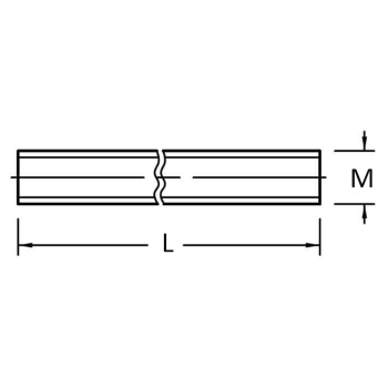 category DIN 975 Поцинкована Клас на якост 8.8 blueprint thumb