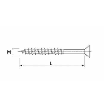 category Синьо поцинкован винт за дърво fischer FSPII CTP blueprint thumb