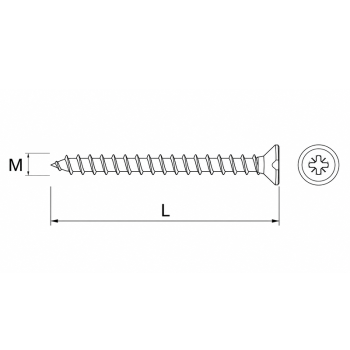 category Самопробивен винт за дограма RIBS blueprint thumb