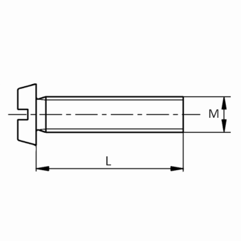 category DIN 84 Винтове с цилиндрична глава с прав шлиц Zn blueprint thumb