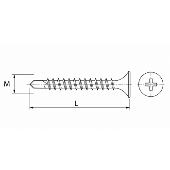 category Самонарезен винт за гипсокартон Fischer FSN-TPBM blueprint thumb