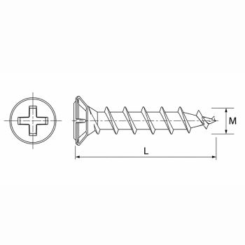 category Винт за PVC с едра стъпка blueprint thumb