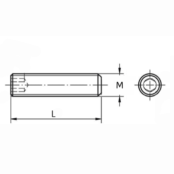 category DIN 913 Стопорен винт с фаски неръждаем А2 blueprint thumb