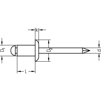 category Поп-нит, DIN 7337A, Al/St, RAL 3009 blueprint thumb
