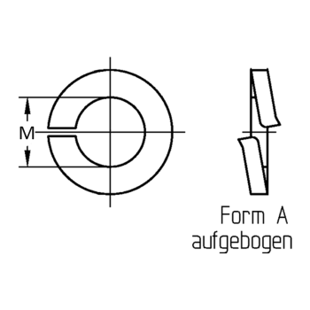 category DIN 127 Пружинна шайба неръждаема A2 blueprint thumb