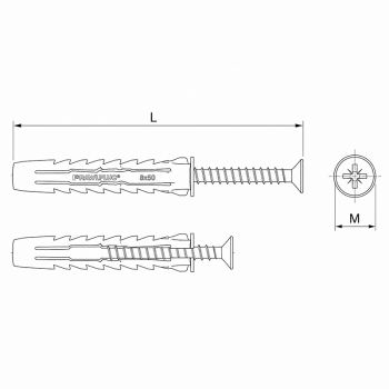 category Найлонов дюбел 4ALL Rawlplug с винт blueprint thumb