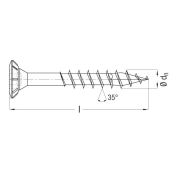 category Винт за дограма SPAX FEX-H 88189 с фрезенкова глава, частична резба, покритие WIROX blueprint thumb