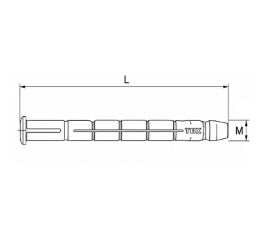 схема на  продукт Дюбел TOX Bizeps M 6 х 70 thumb