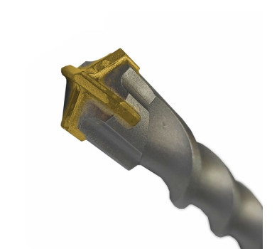 схема на  продукт TEDION Четиривърхо свредло за бетон SDS PLUS Profi Industrial - 6.5x450/400 thumb