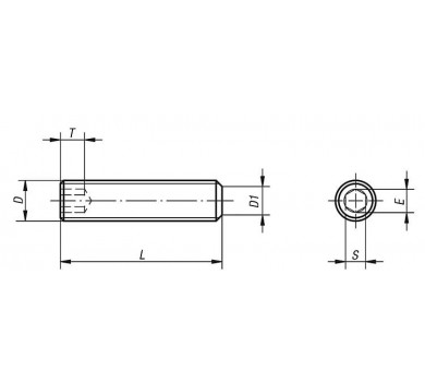 схема на  продукт DIN913 М24X100 thumb