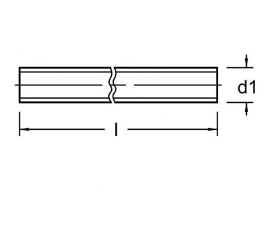схема на  продукт Шпилка DIN975 Цинк thumb