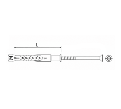 схема на  продукт Дюбел с винт фрезенгова глава TORX FISCHER SXRL Т SXRL 10 x 160 thumb