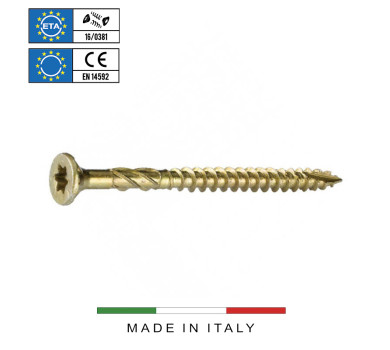 схема на  продукт Винт за дърво торнадо M4x25 TORX 20 (25 бр.) thumb