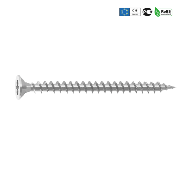 схема на  продукт Винт дърво бял цинк Ambrovit Cr3 3μm /1000бр./ thumb