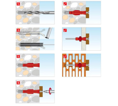 схема на  продукт Дюбел TOX TRI ORIGINAL Ф12х71 thumb