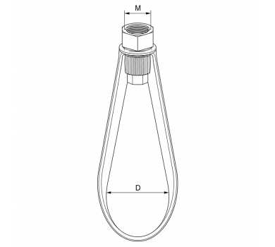 схема на  продукт Спринклерна скоба FISCHER FRSL 5" (140мм M12) thumb