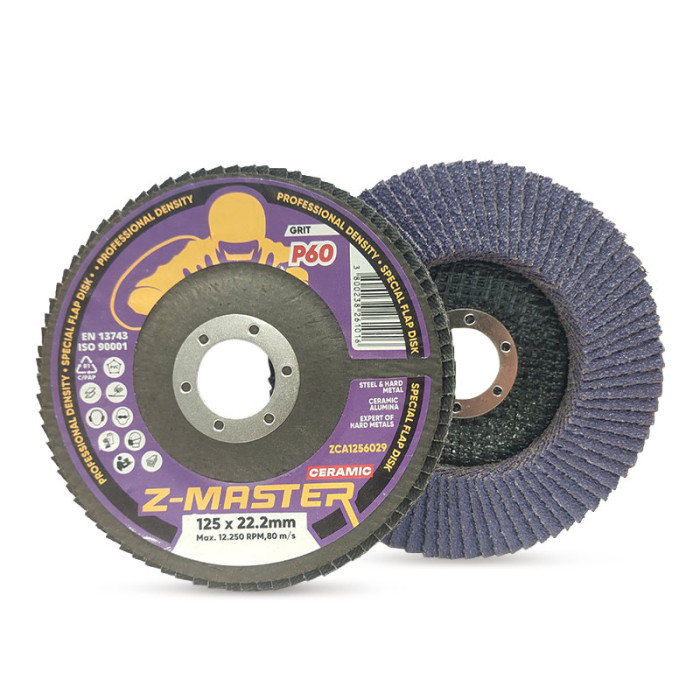 krepezhgroup product Керамичен ламелен диск Z-MASTER Ceramic (Лилав) – 125 x 22.2 мм - P40 image