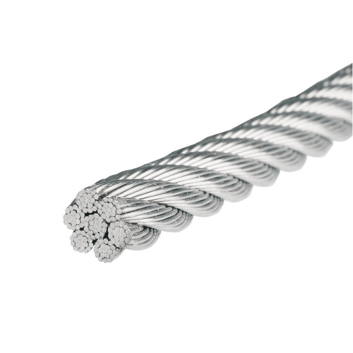 krepezhgroup product Въже от неръждаема стомана A4 - 1 метър Ф 16 мм image