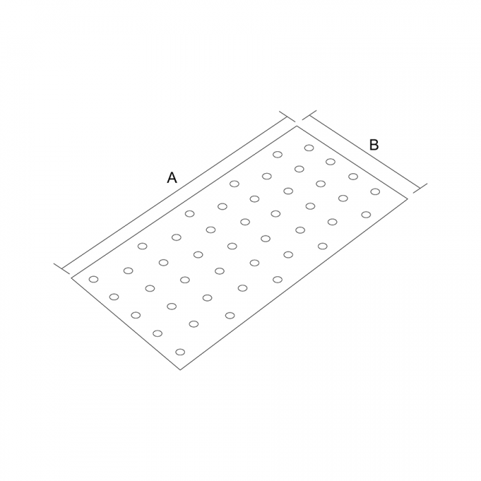 krepezhgroup product Планка плоска перфорирана, поцинкована (20 бр.) image
