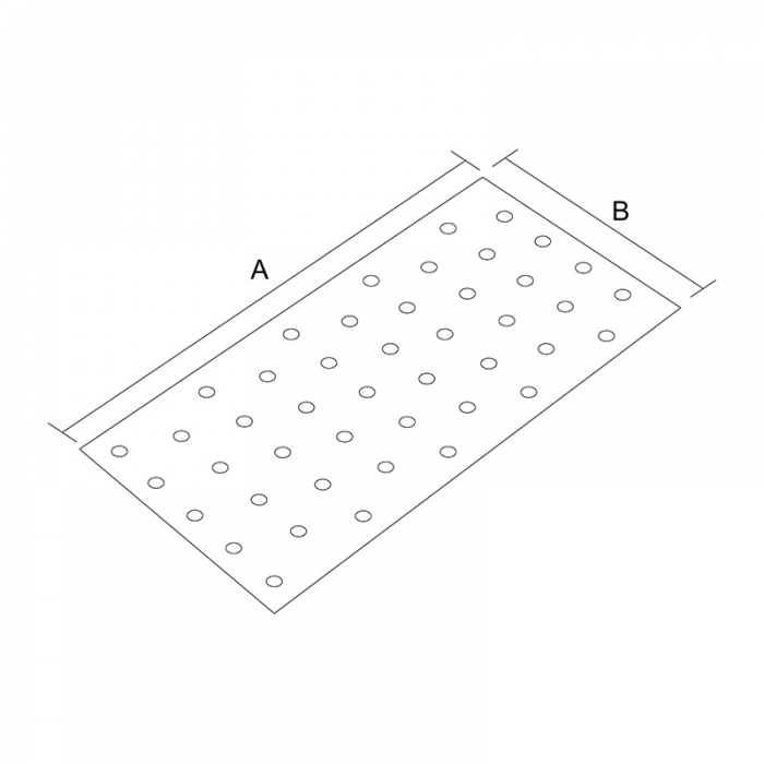 krepezhgroup product Планка плоска перфорирана, А2 - неръждаема (2 бр.) image
