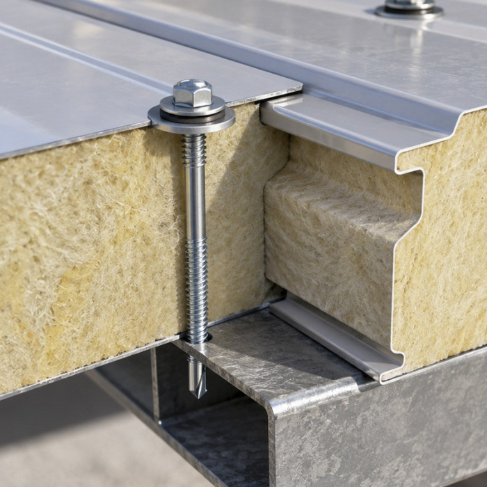 krepezhgroup product Винт за сандвич панели WKSPW със свредло до 12 мм 5.5/6.3х85 image