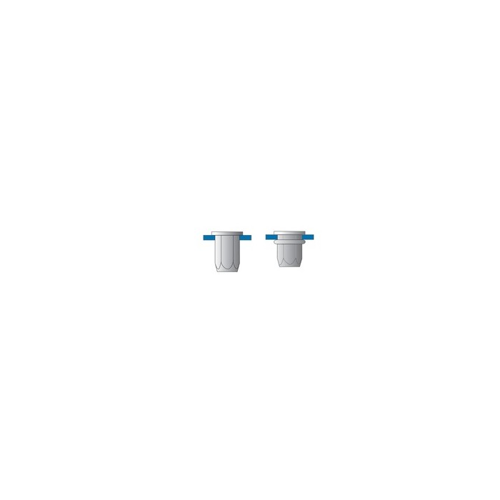 krepezhgroup product Нит гайка Zn М8х17 (100 бр.) image
