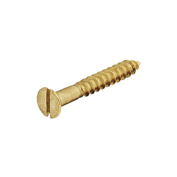 krepezhgroup product Винт за дърво DIN 97 месинг M2x8 image