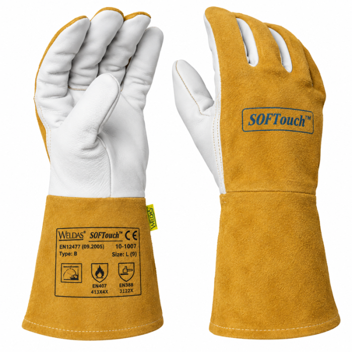 krepezhgroup product TIG заваръчни ръкавици Weldas SOFTouch™ 10-1007 с Kevlar® шевове image