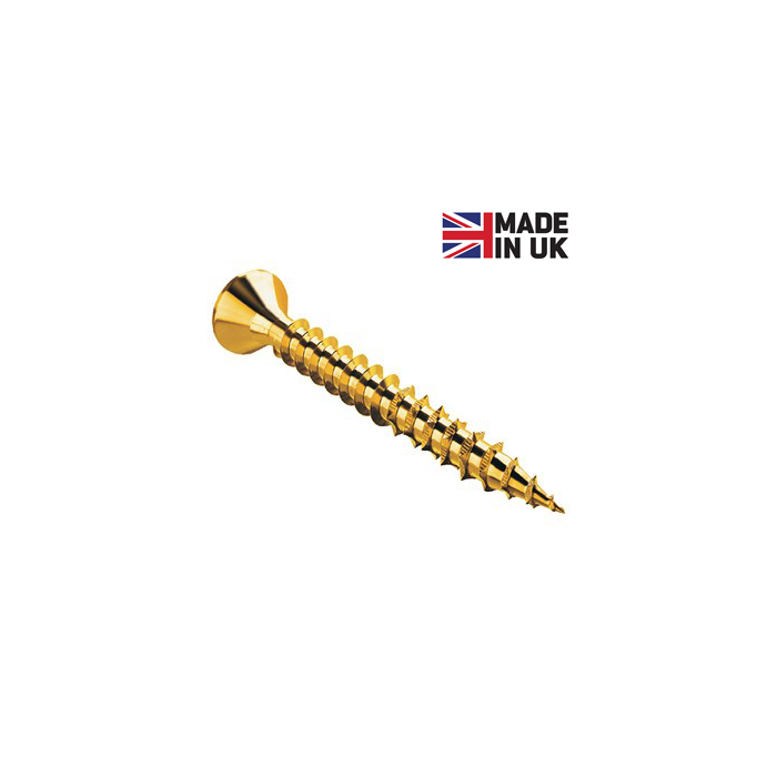 krepezhgroup product Звезден винт за дърво STAR TURN жълто поцинкован 3,5 x 16 (200 бр.) image