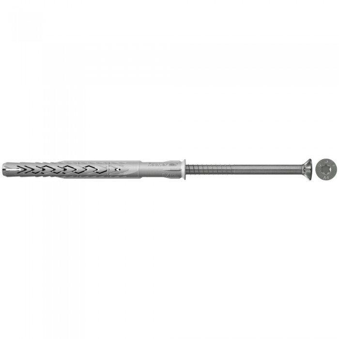 krepezhgroup product Дюбел с винт фрезенгова глава TORX FISCHER SXRL Т - A4 SXRL 10 x 80 Т A4 image